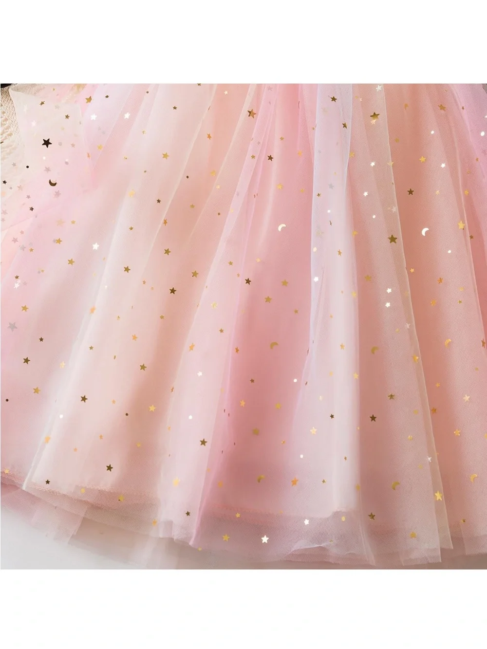 Pink Star Tulle Fairy Dress - Kids
